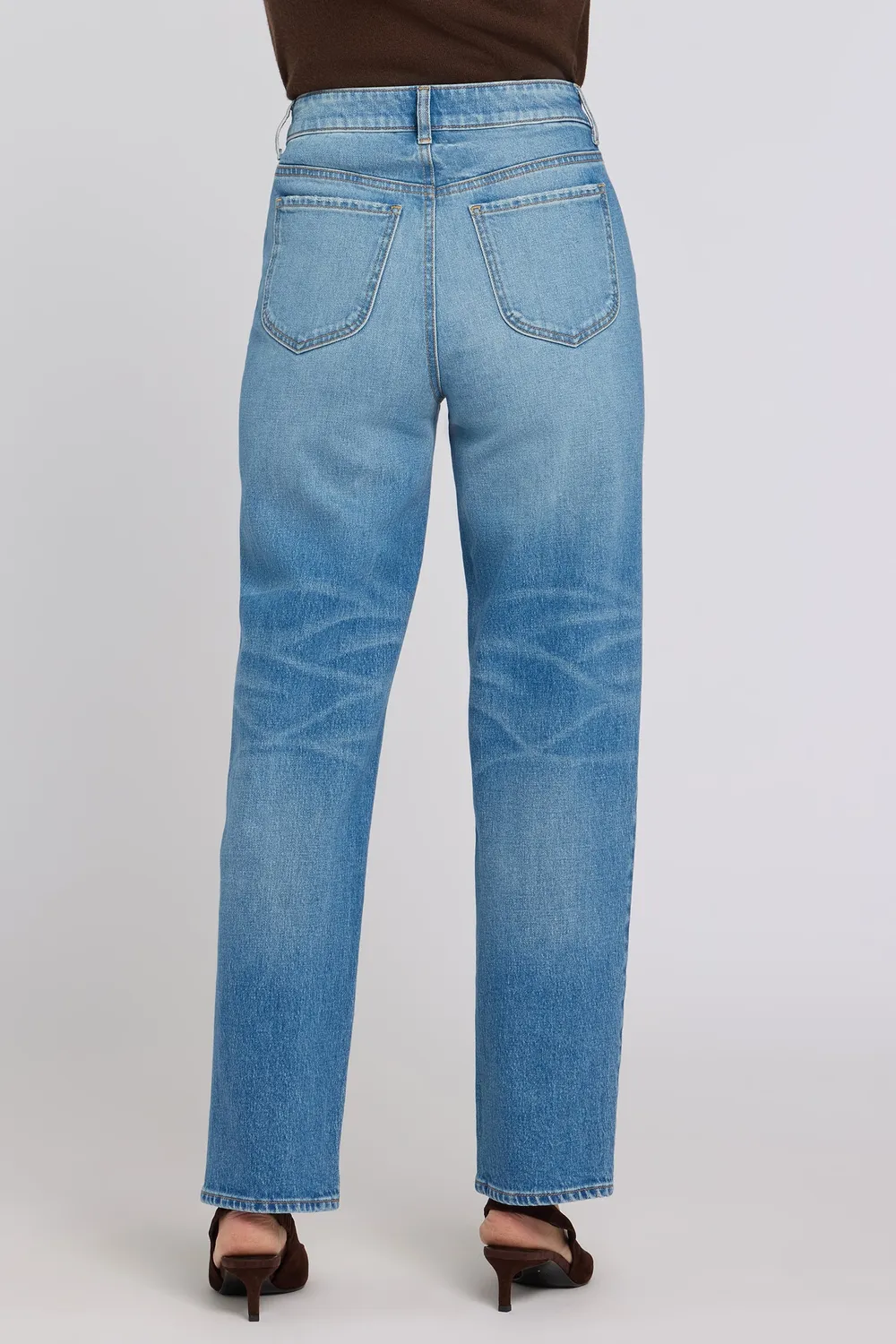 NYDJ Kasey Stovepipe Jeans Joaquin hellblau