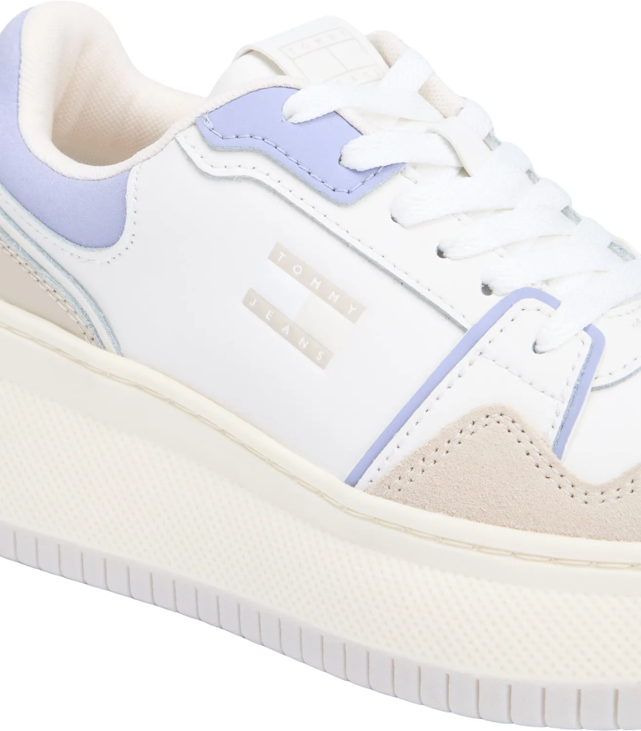 Tommy Jeans TJW Retro Basket Flatform EN0EN02916 Sneaker Damen Beige