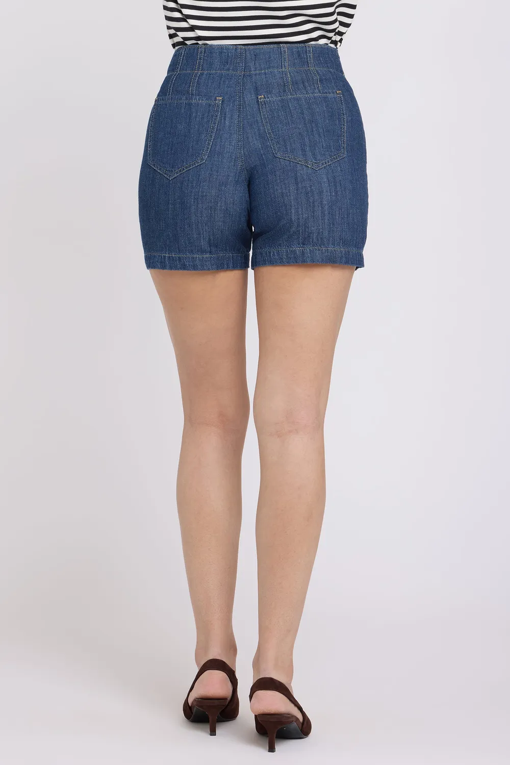 NYDJ Kayla Denim Shorts Medium Indigo High-Rise