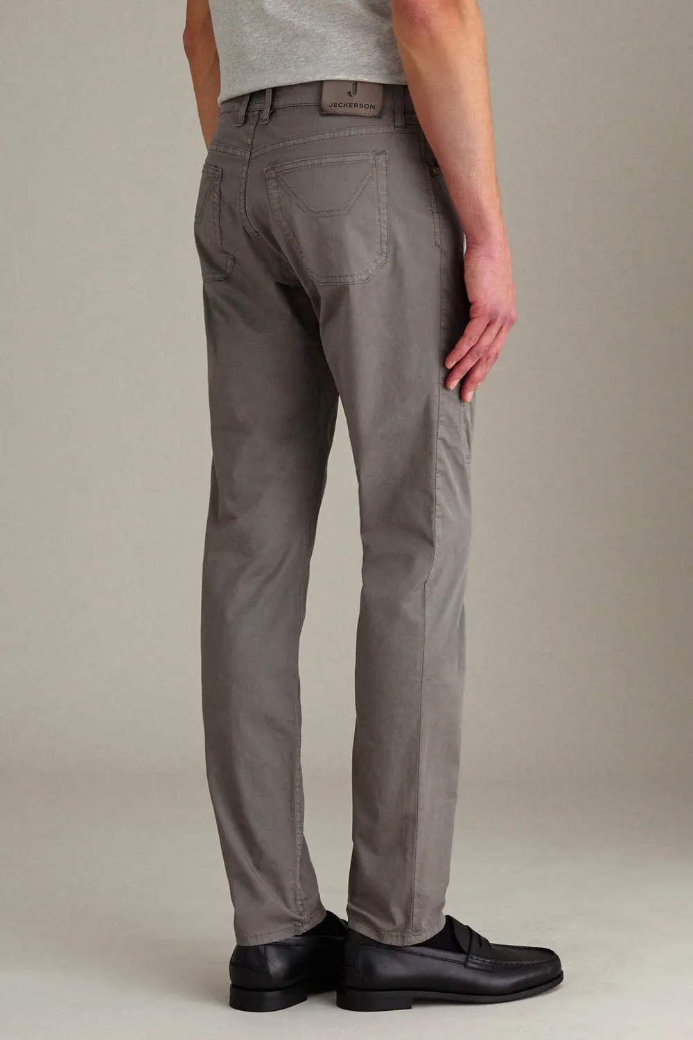 Jeckerson John Toppa Chino Slim grau Gabardine