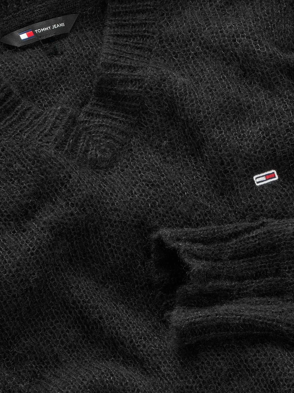 Tommy Jeans Open Knit Pullover Damen XL mit V-Ausschnitt