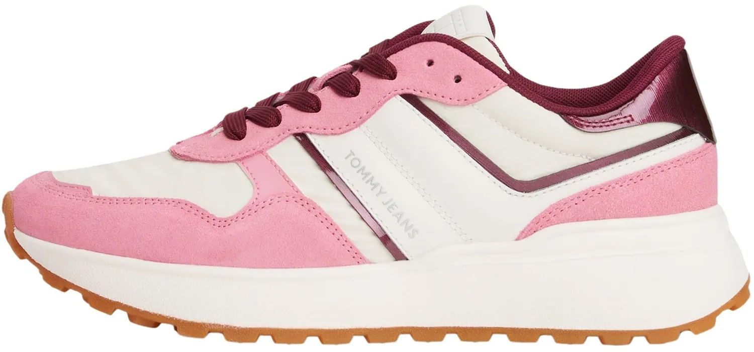 Tommy Jeans Cleated Runner Sneaker Damen Wildleder