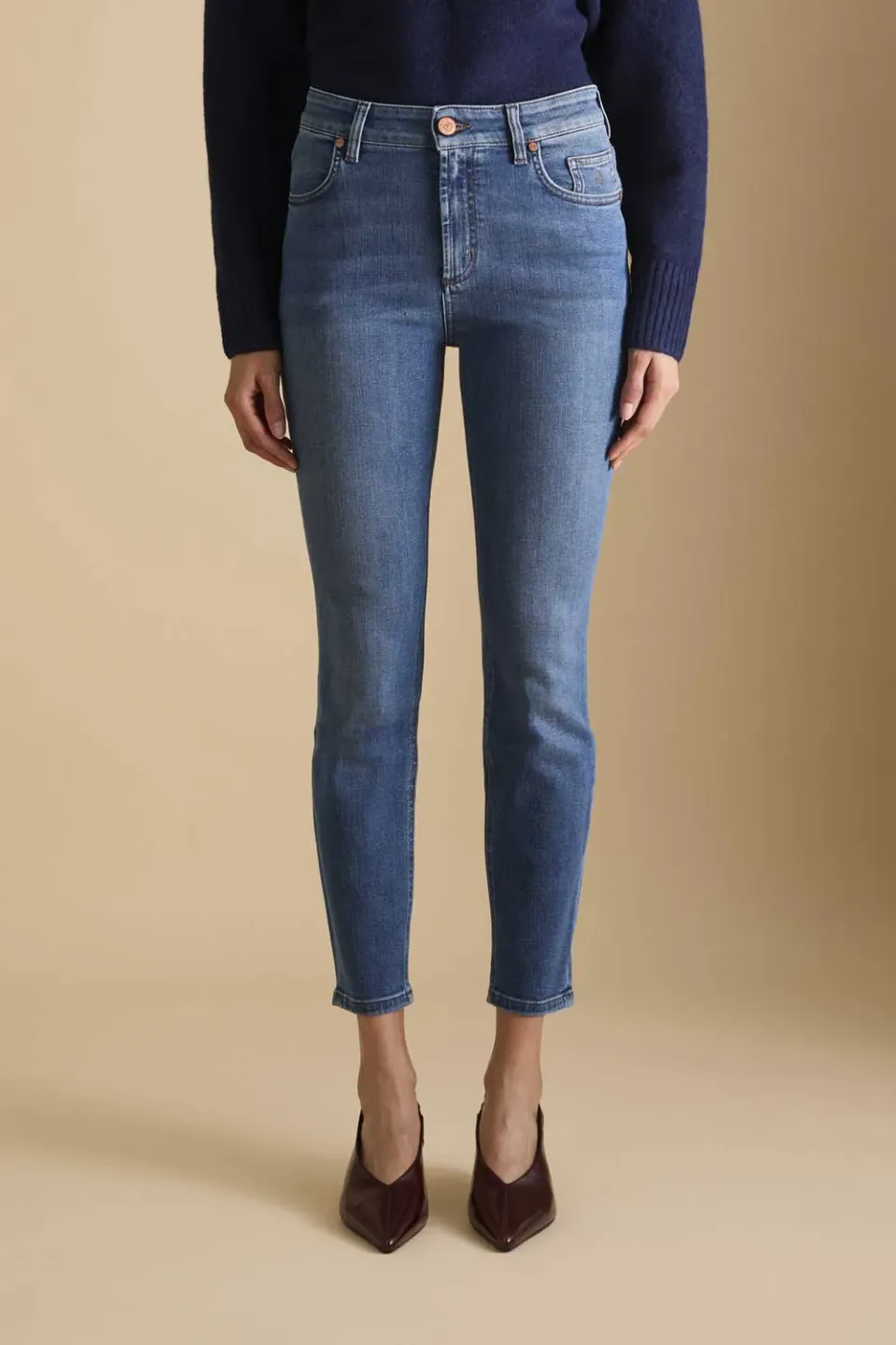 Jeckerson Juliette Jeans Damen mittelblau Skinny Stretch