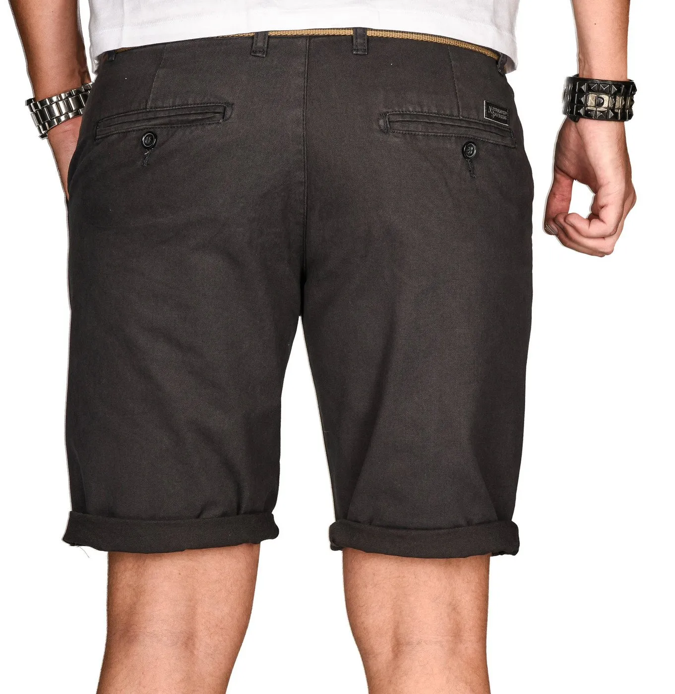 Alessandro Salvarini AS-096 Sommerhose Herren Bermuda