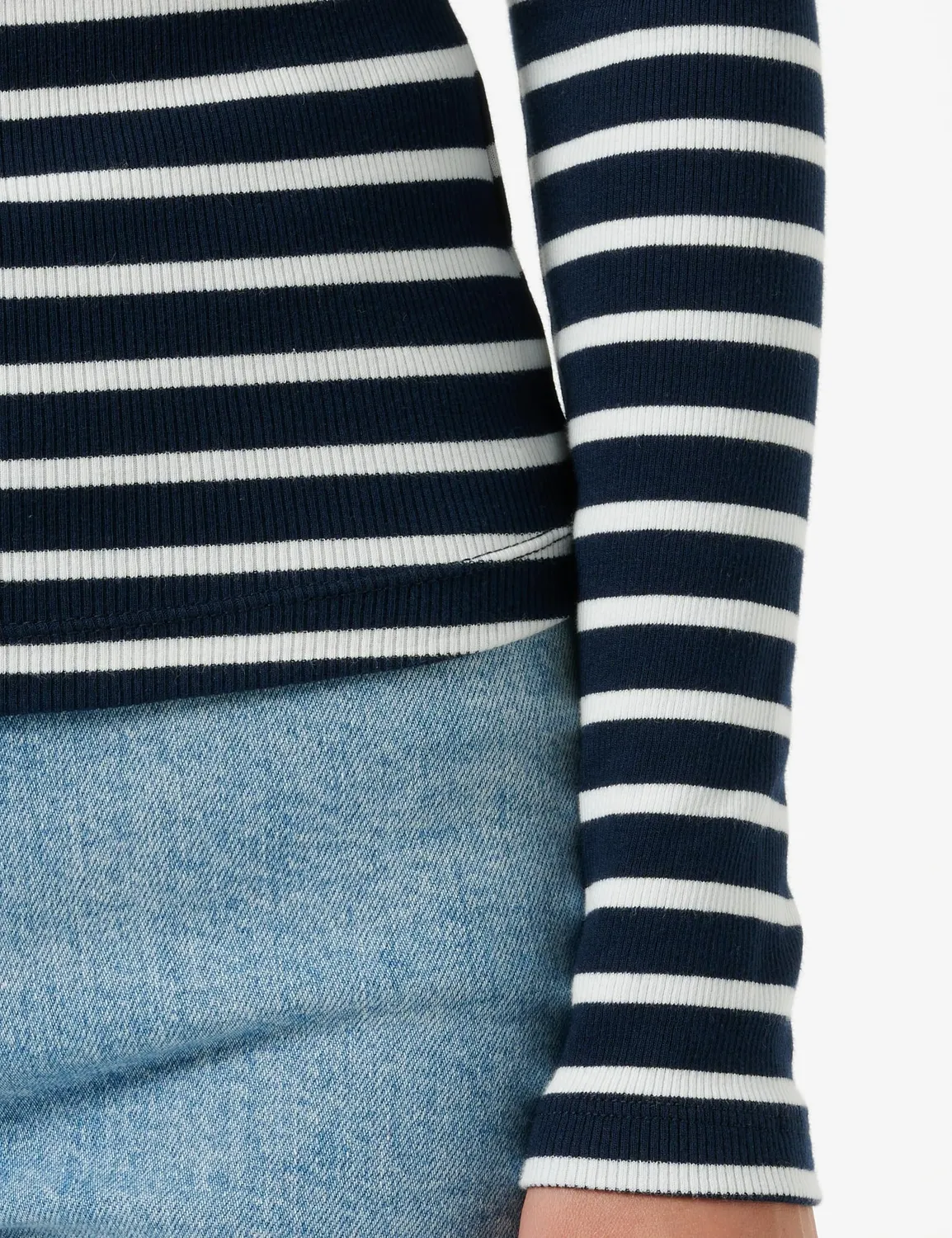 Tommy Jeans Breton Stripe Langarmshirt M Streifen