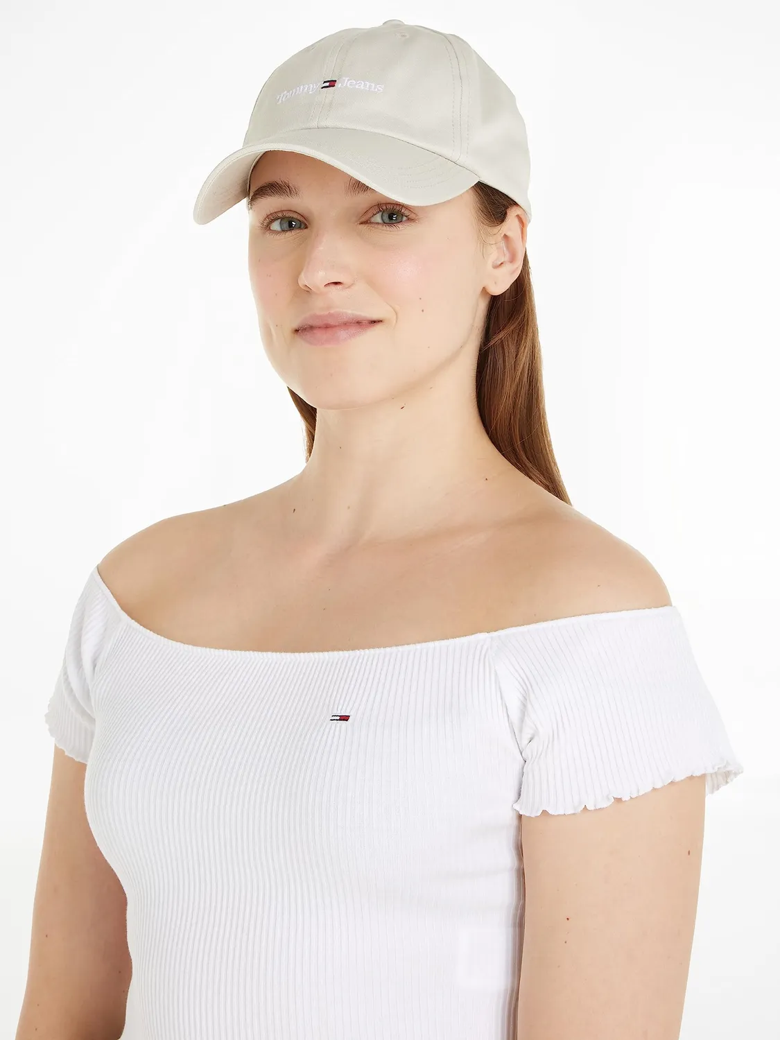 Tommy Jeans TJW Sport Cap AW0AW15472 Cap Beige
