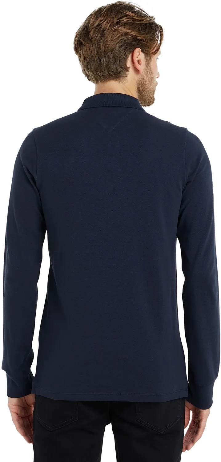 Tommy Jeans Langarm Poloshirt Herren Baumwolle