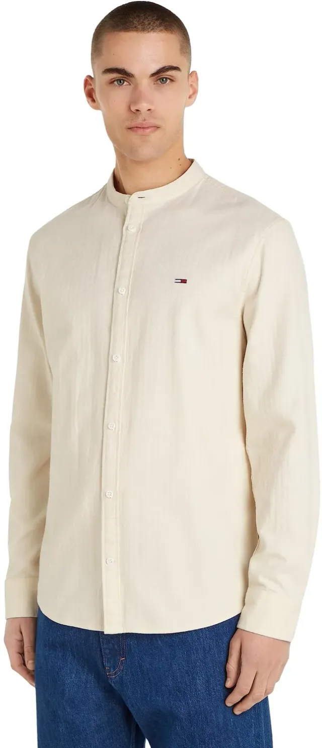 Tommy Jeans Herren Freizeithemd Langarm Baumwolle