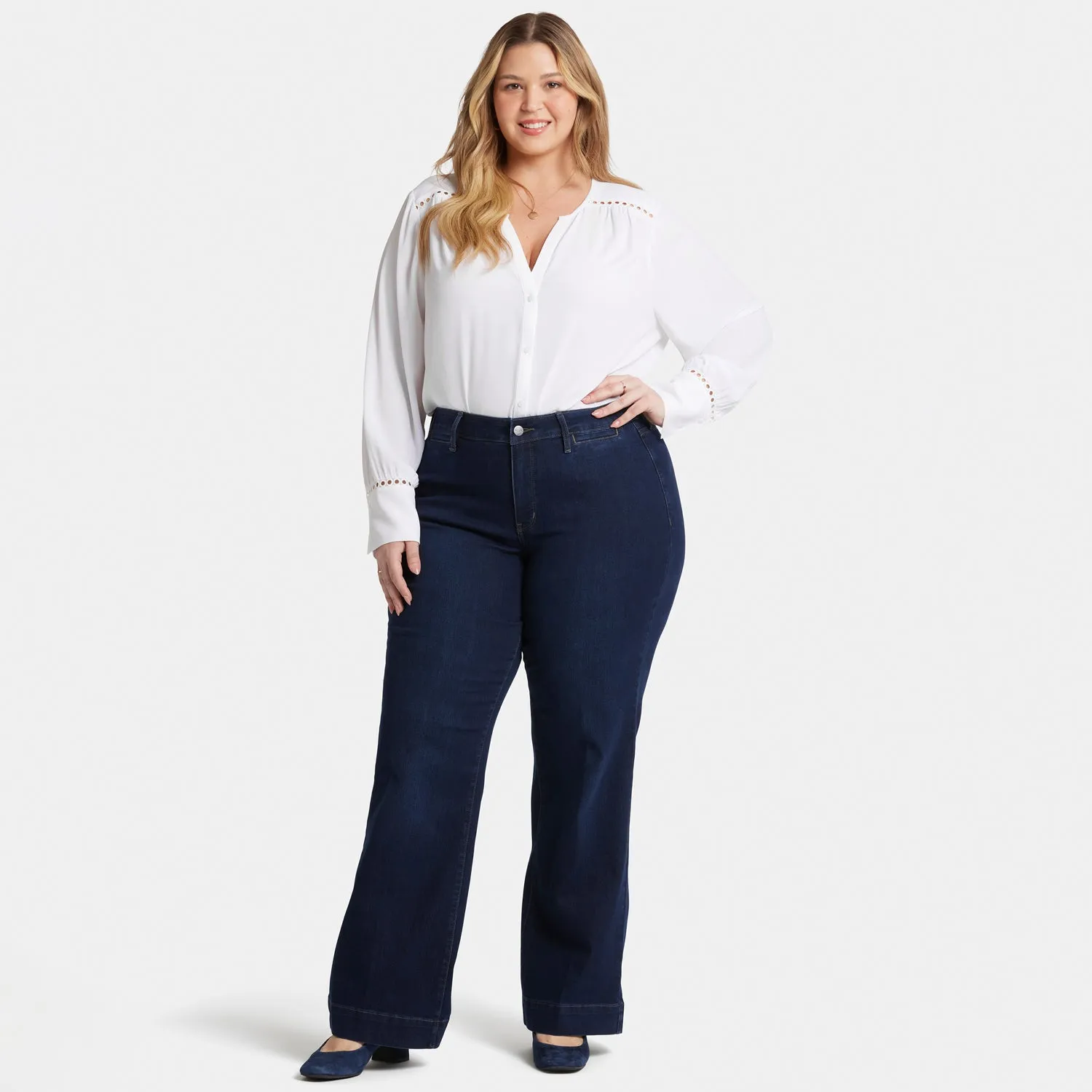 NYDJ Teresa Trouser Jeans Plus Size Burbank Wash