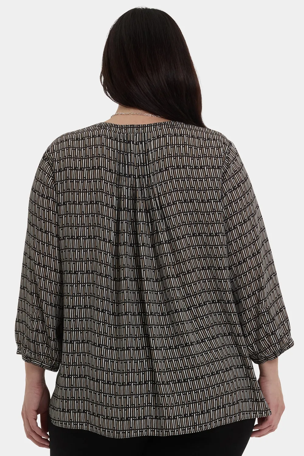 NYDJ Pintuck Bluse Plus Size Arrieta