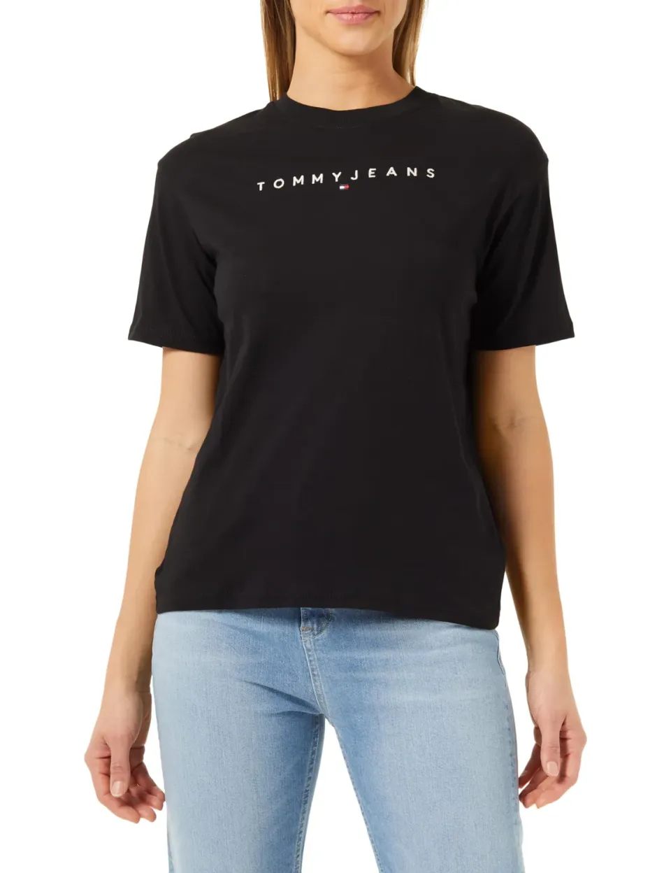 Tommy Jeans T-Shirt Damen Kurzarm Baumwolle