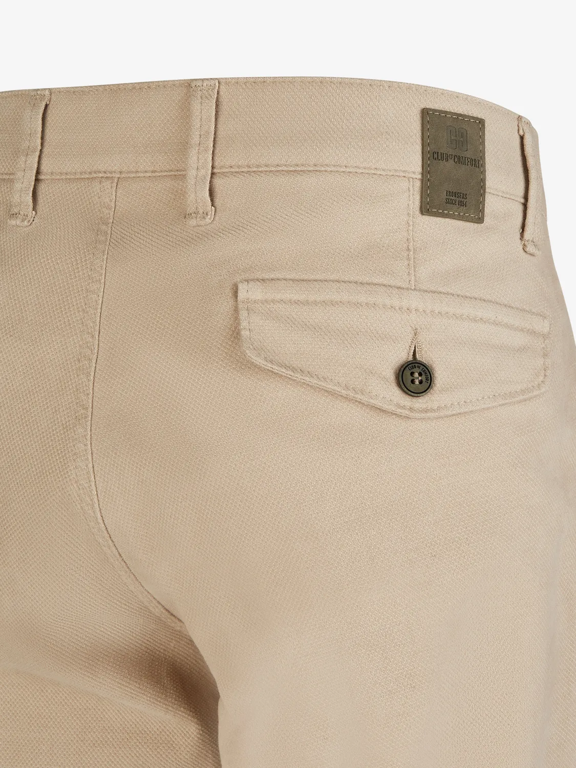Club of Comfort Rob 8003 Chino hellbeige Tapered