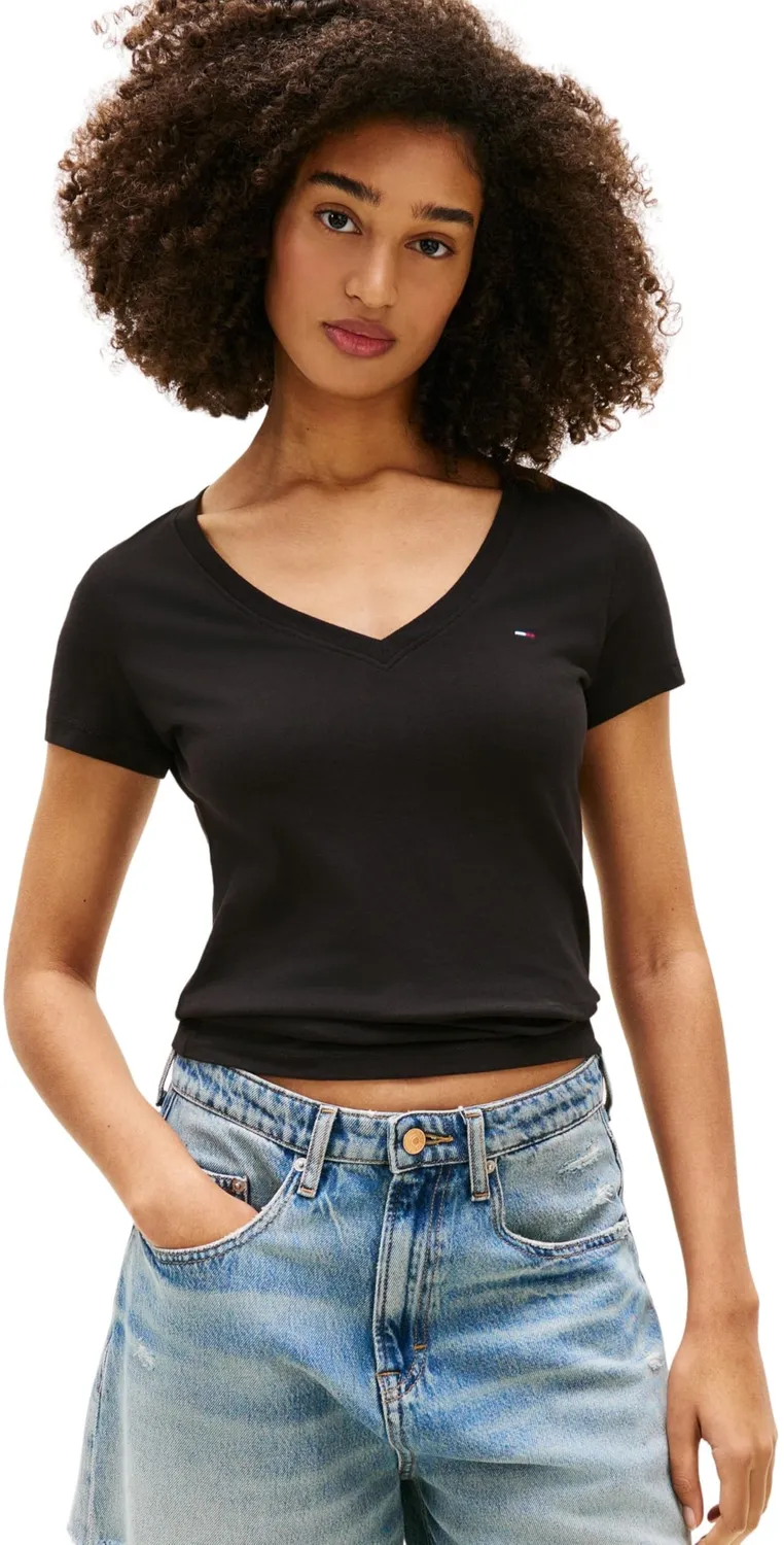 Tommy Jeans TJW 3pack V-Neck Tee T-Shirt L 3er Pack Baumwolle