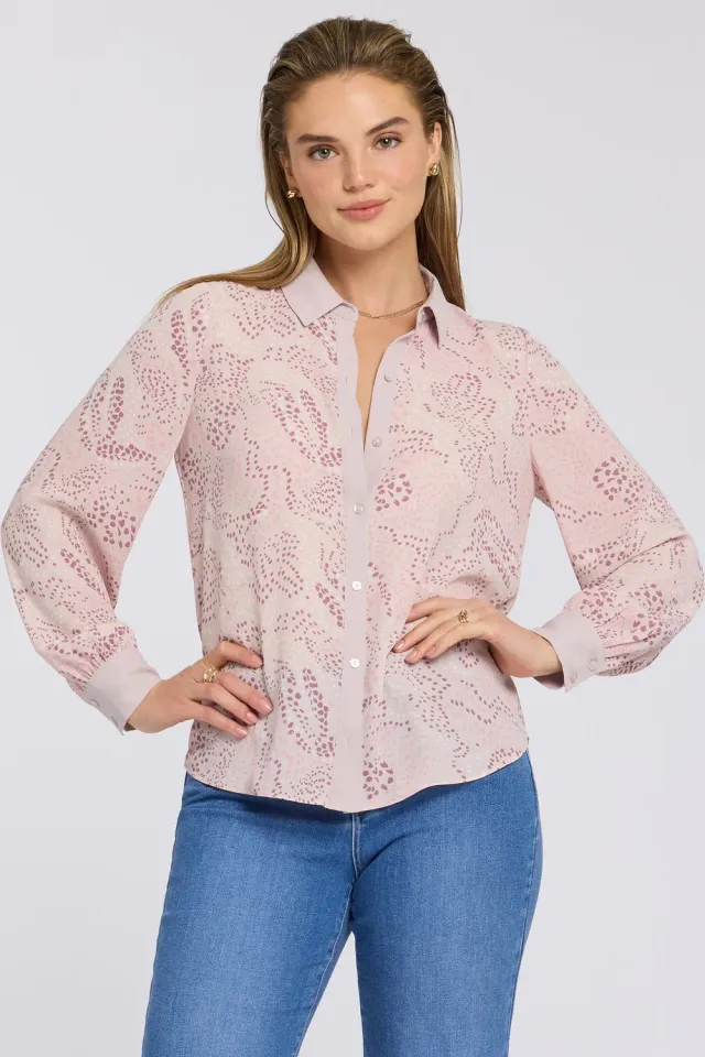 NYDJ Taylor Bluse Rock Flower Combo Georgette