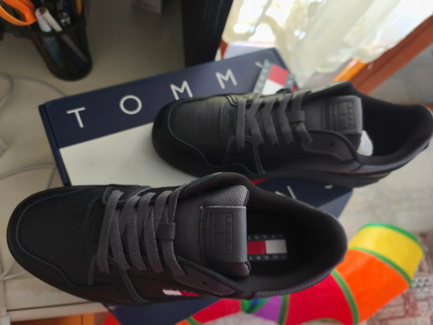 Tommy Jeans Cupsole Retro Basket Low Top Sneaker weiß