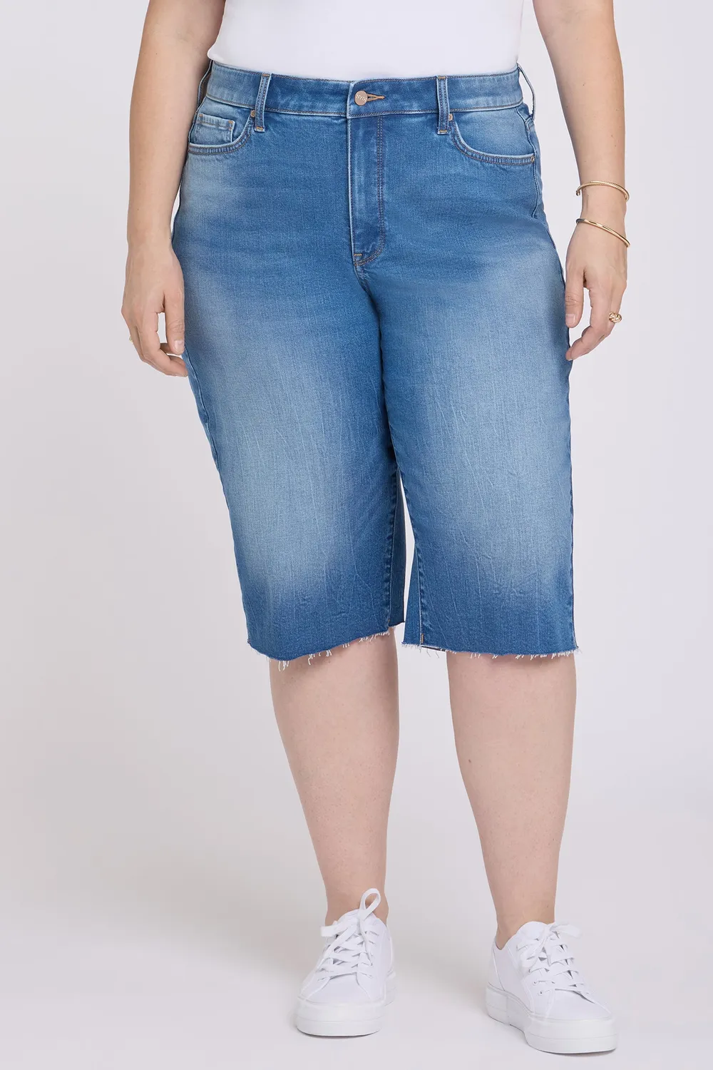 NYDJ Kristie 80s Bermuda Shorts Plus Pacifica Denim