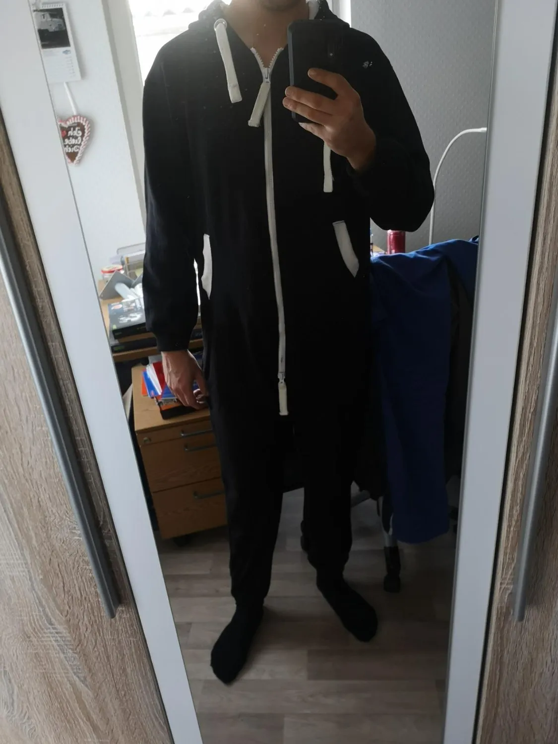 Alessandro Salvarini AS-039 Jumpsuit Trainingsanzug Herren elastisch