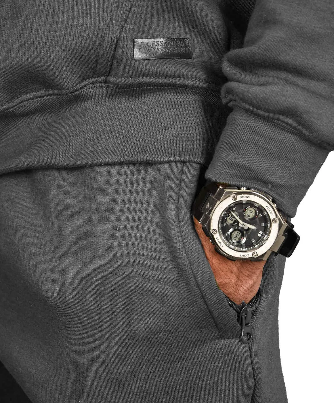 A. Salvarini AS071 Herren Sweatanzug Jogginganzug Set