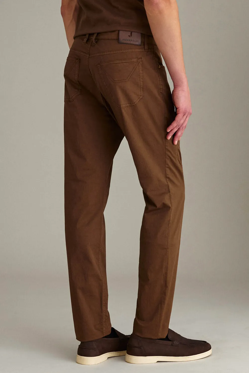 Jeckerson John Hose Herren braun Slim Fit