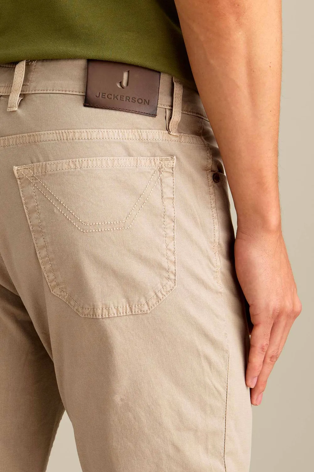 Jeckerson Jordan Chino Slim Fit beige zement