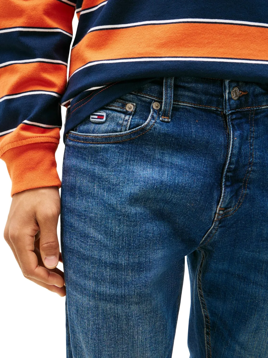 Tommy Jeans Austin Slim Fit Jeans 30W/34L dunkelblau Denim
