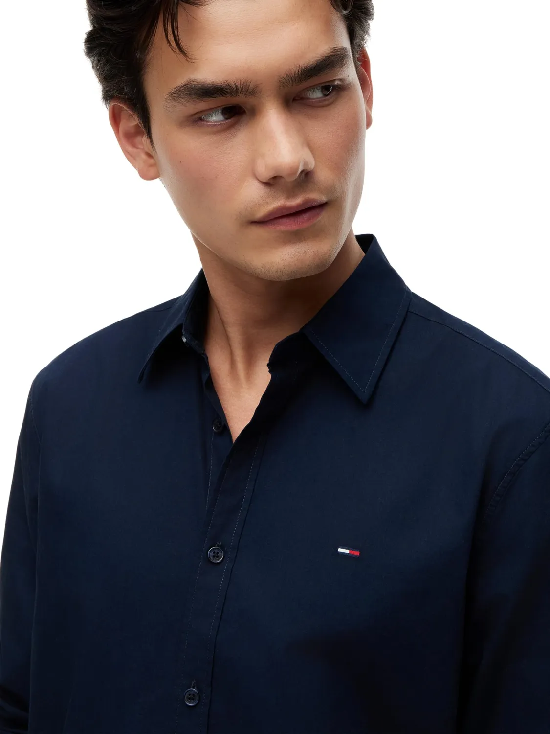 Tommy Jeans Langarmshirt Herren Gr. L Baumwolle