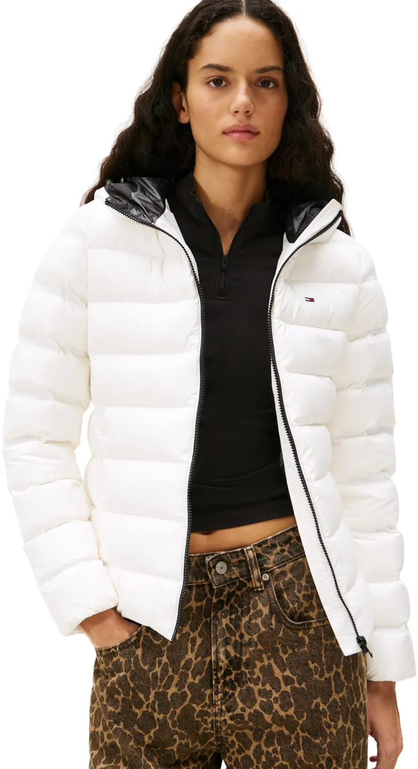 Tommy Jeans Pufferjacke Damen Slim Kapuze gesteppt