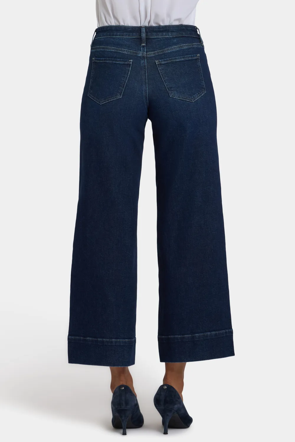 NYDJ Teresa Wide Leg Ankle Jeans Midnight Breeze