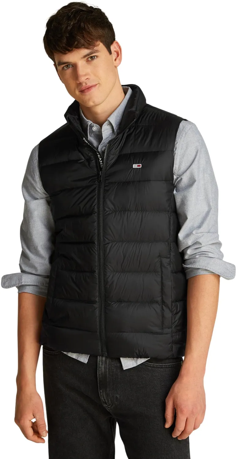 Tommy Jeans Down Leicht Weste Herren Schwarz