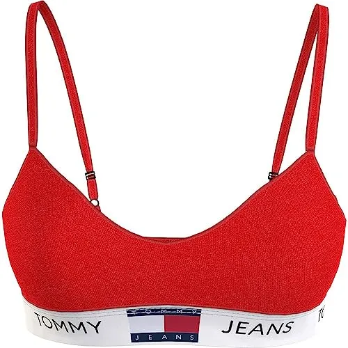 Tommy Jeans Bralette Damen Rot Stretch