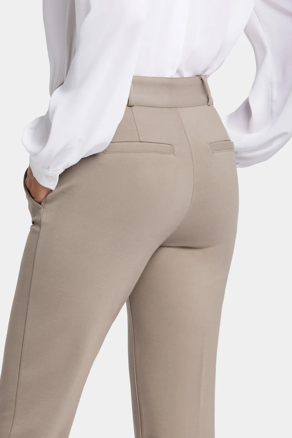 NYDJ Classic Trouser Hose Saddlewood beige Ponte