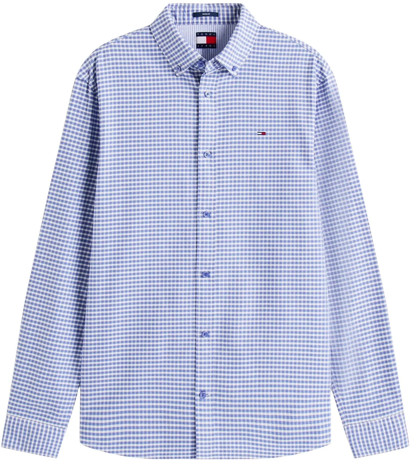 Tommy Jeans TJM Reg Oxford Check DM0DM22025 Hemd 4XL Karo