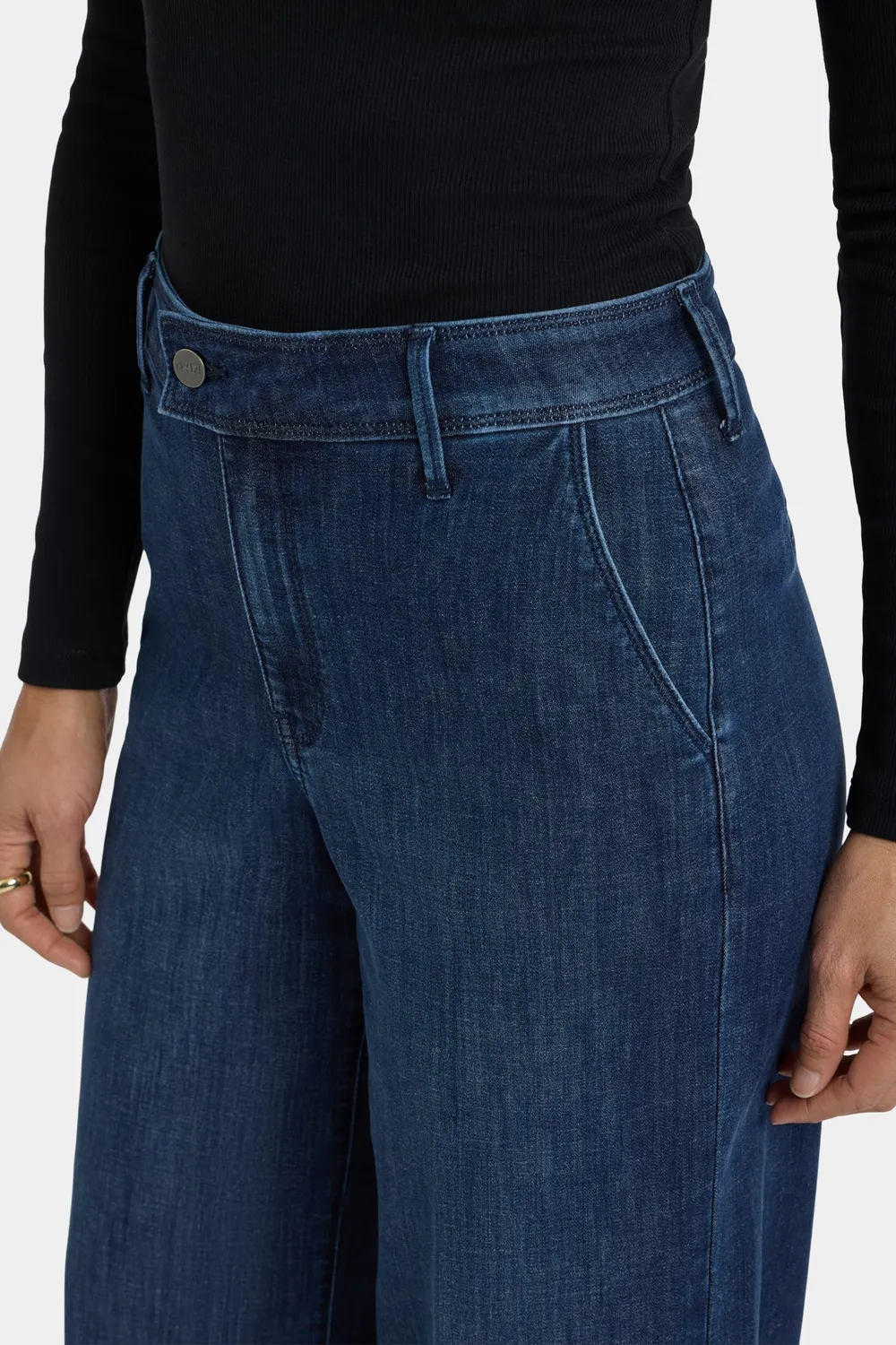NYDJ Mona Wide Leg Trouser Jeans Louvre Sapphire