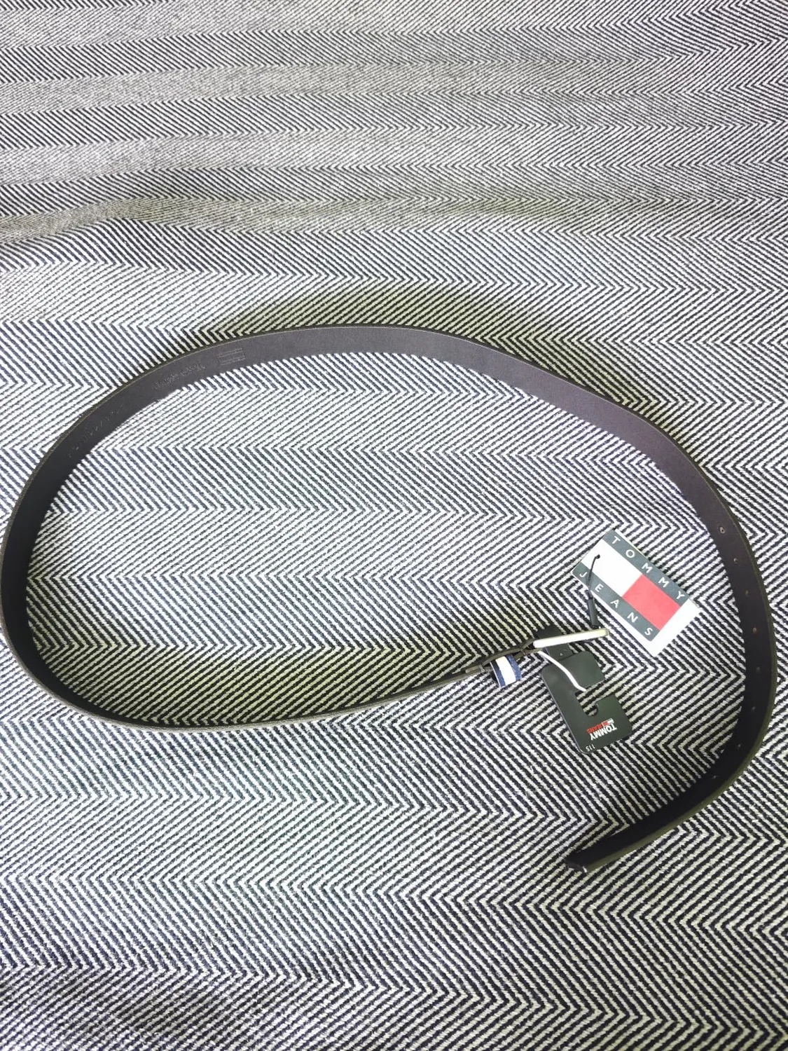 Tommy Jeans Ryan Regular Gürtel Leder 80 Black