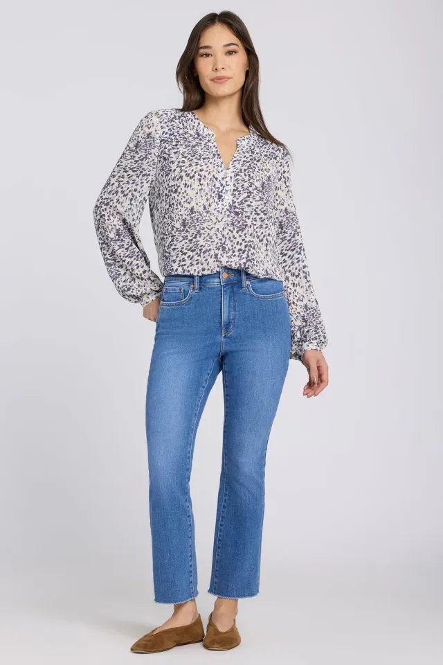 NYDJ Billie Mini Bootcut Ankle Jeans Blue Paradise