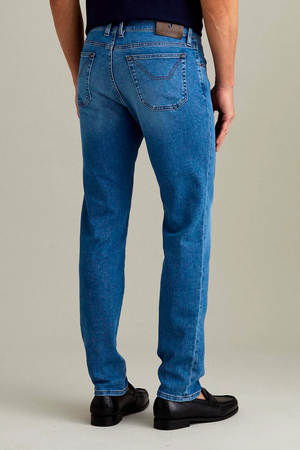 Jeckerson John Toppa Alcantara Jeans Slim Fit Blau