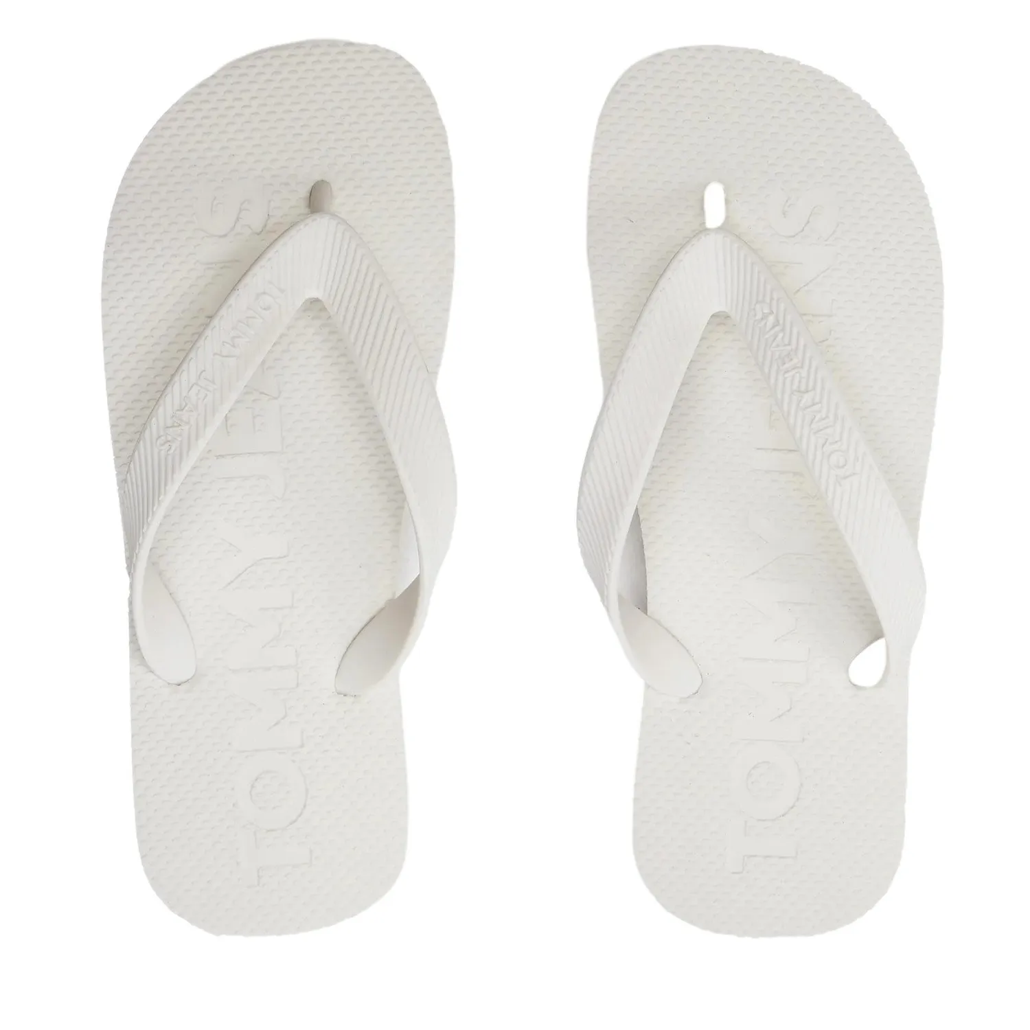 Tommy Jeans Logo Flip Flop Zehentrenner Schwarz