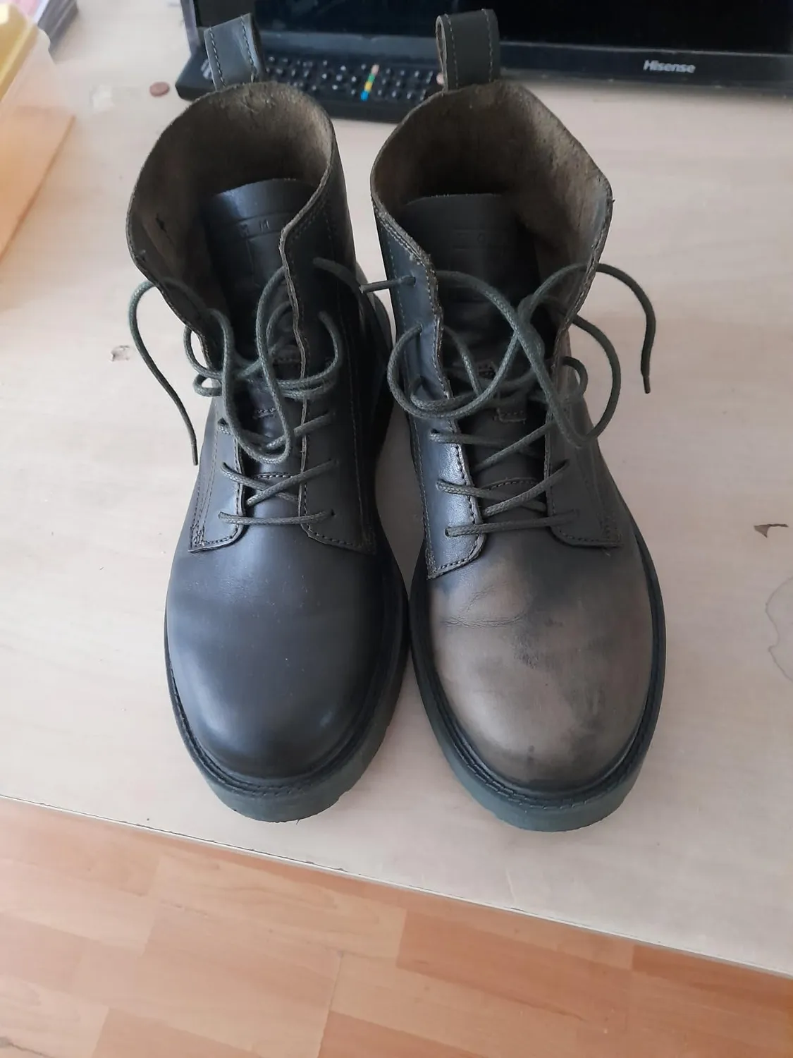 Tommy Jeans TJM Ruberized Herren Boots Schnürstiefel Schwarz