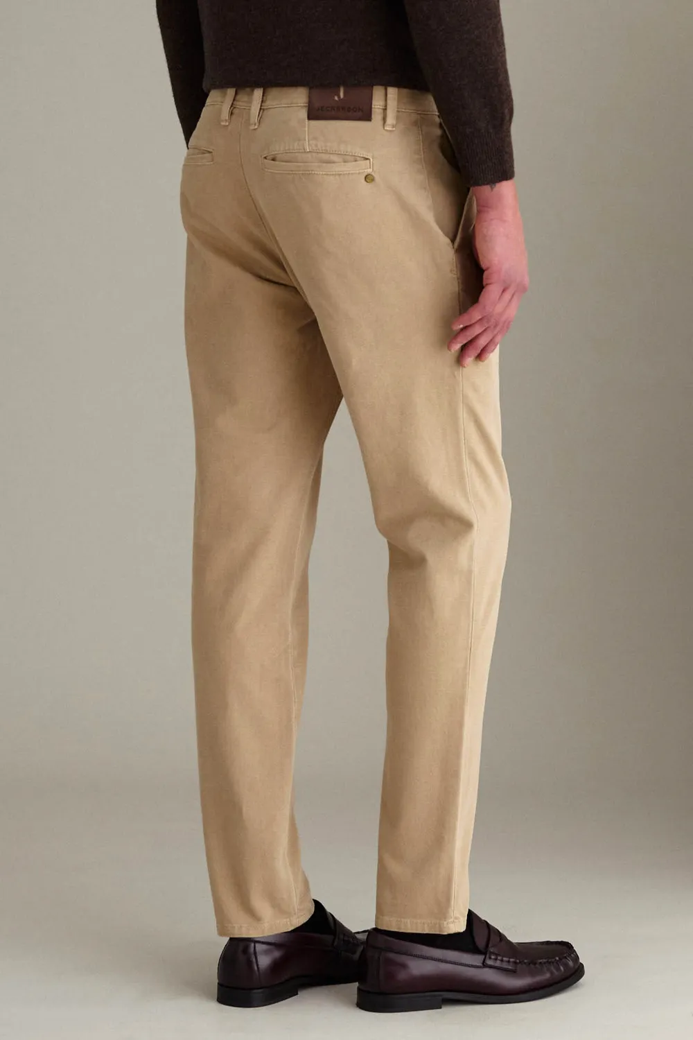 Jeckerson Jack Slim Fit Chino hellbeige Military