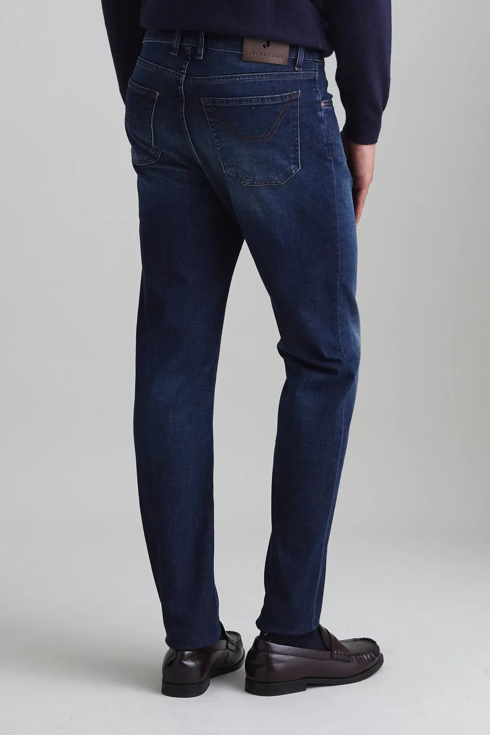 Jeckerson Jordan Slim Fit Jeans dunkelblau Indigo-Denim