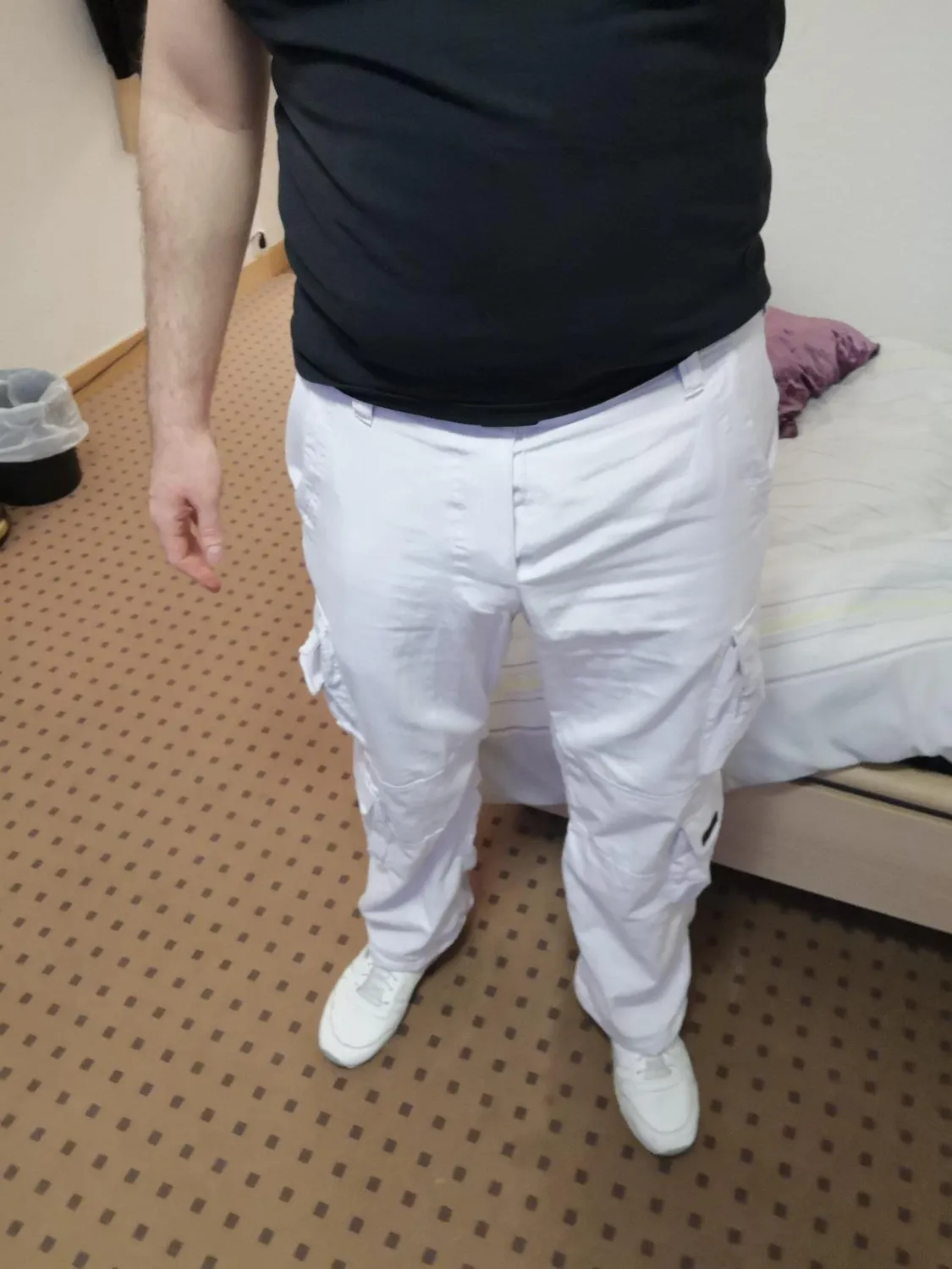 Alessandro Salvarini AS078 Cargohose lang Baumwolle mit Taschen