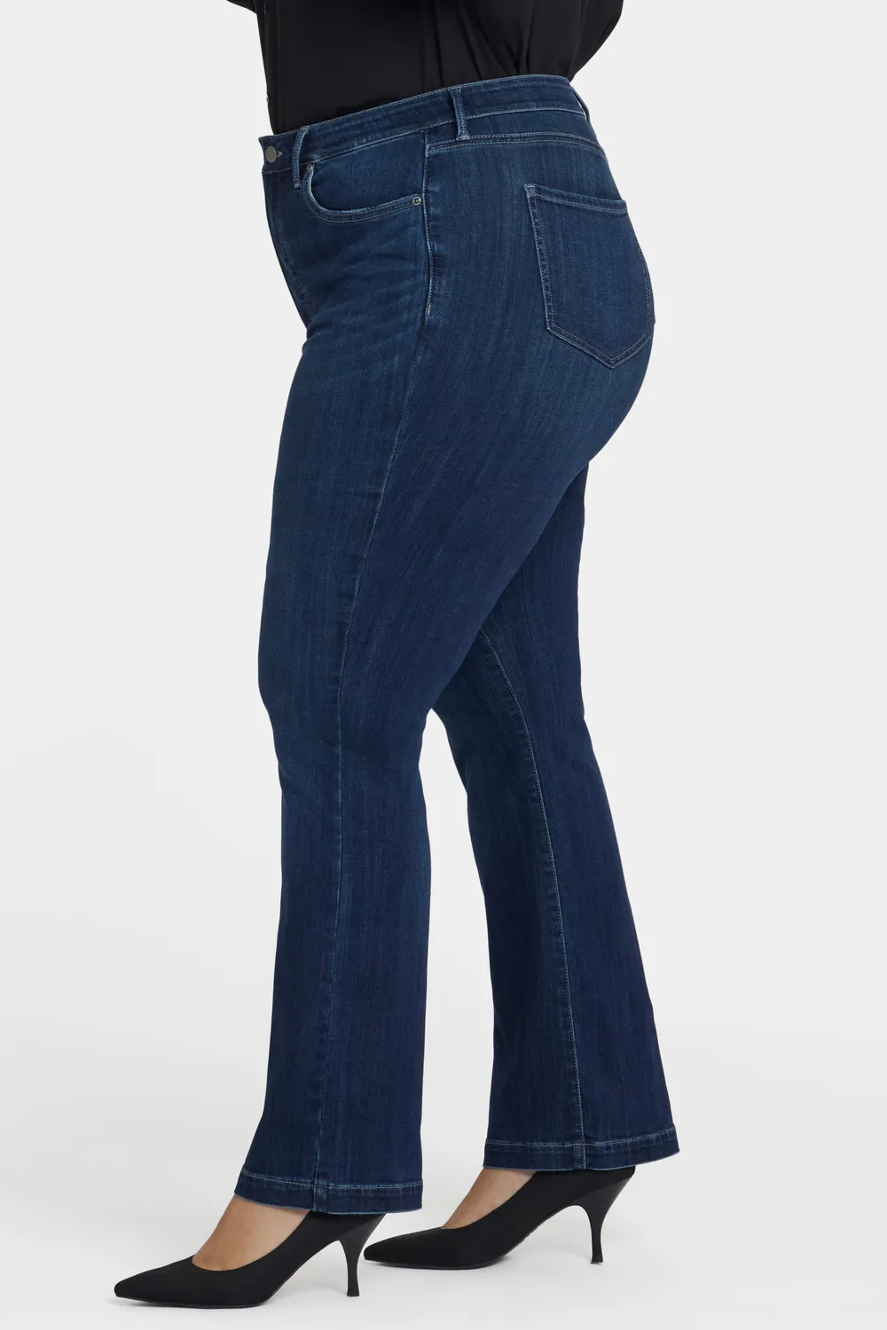 NYDJ Teresa Wide Leg Jeans Ink Skyline Plus Size