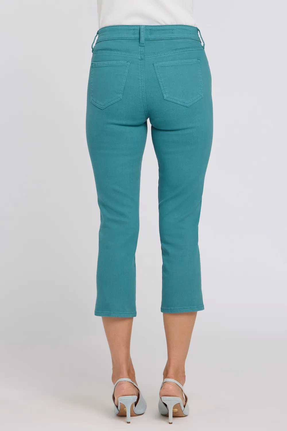 NYDJ Chloe Capri Jeans Harbor Blue Blau