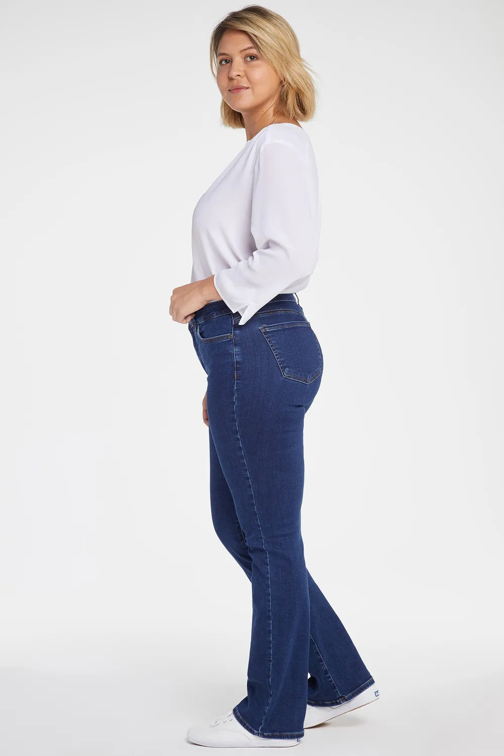 NYDJ Barbara Bootcut Plus Jeans Quinn weit