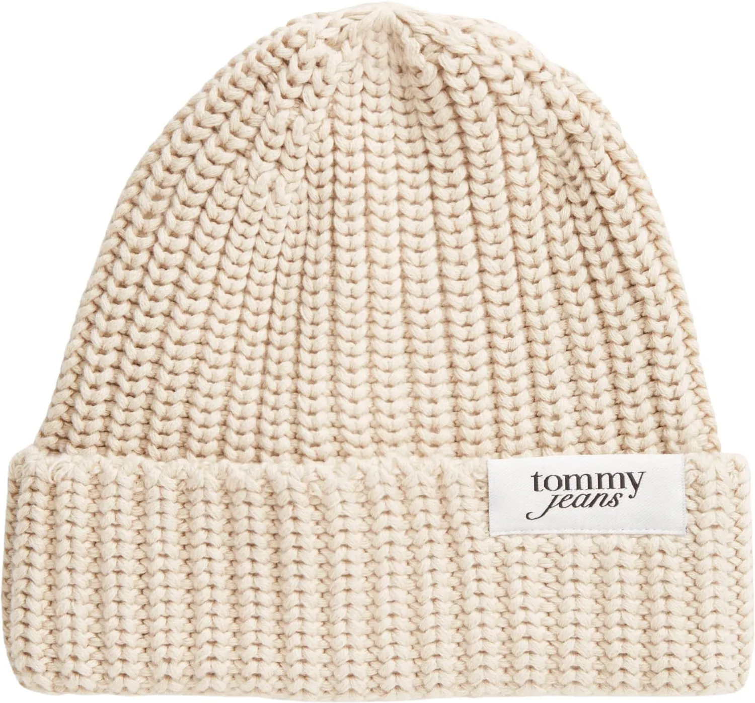 Tommy Jeans TJW Script Beanie AW0AW18972 braun Damen