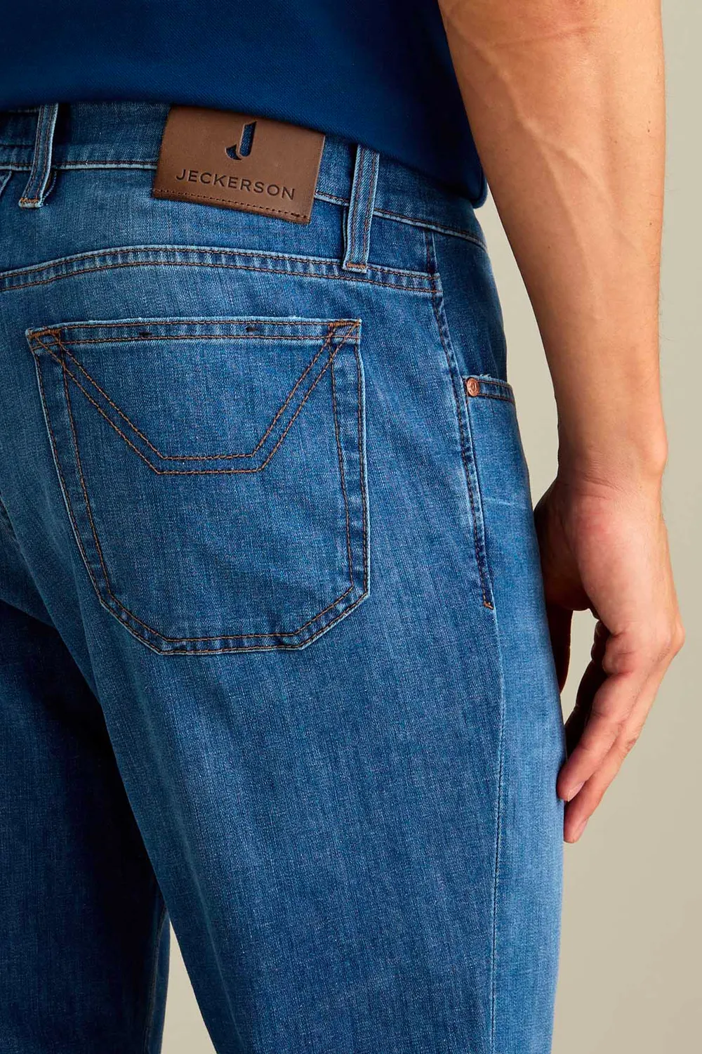 Jeckerson Jordan Slim Fit Jeans dunkelblau 8,75 oz