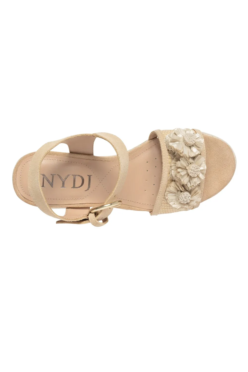 NYDJ Houston Platform Sandalen Natural