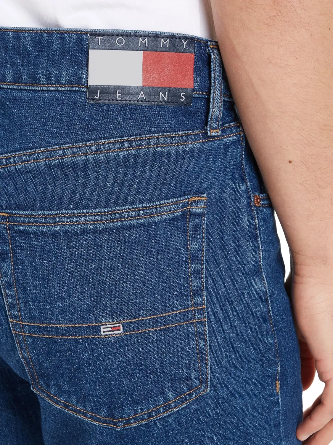 Tommy Jeans Herren Jeanshose W32 L34 Stretch-Denim