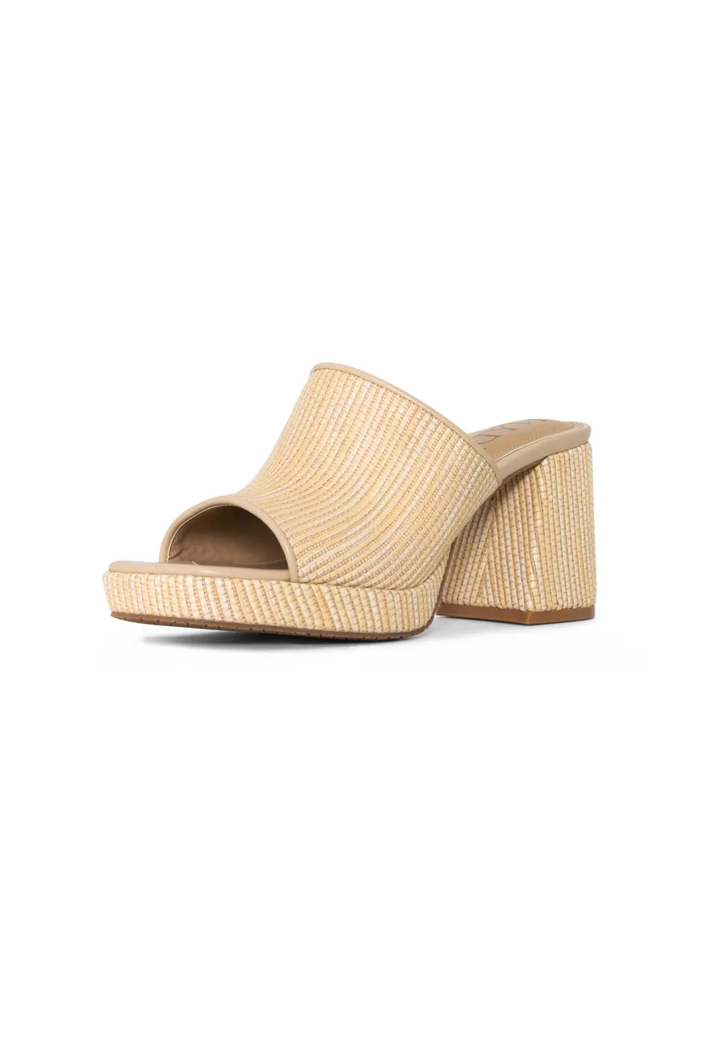 NYDJ Dewi Platform Sandals Natural Plateau
