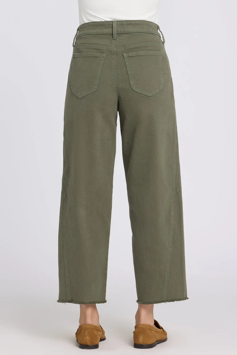 NYDJ Alyssa Relaxed Crop Jeans Desert Green